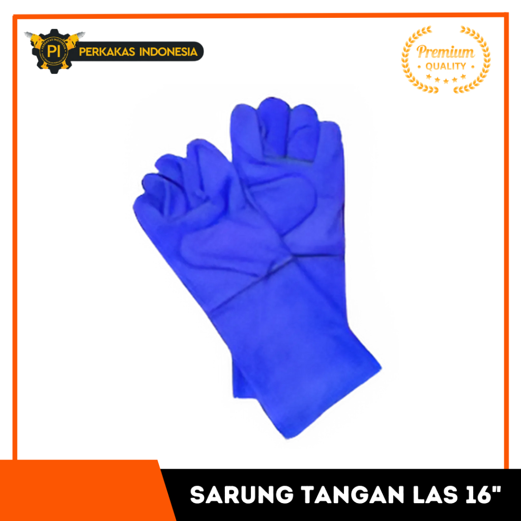 Sarung Tangan Las 16 Inch Sarung Tangan Kerja 16Inch Las Safety Glove Tebal Pelindung Sapu Tangan Tu