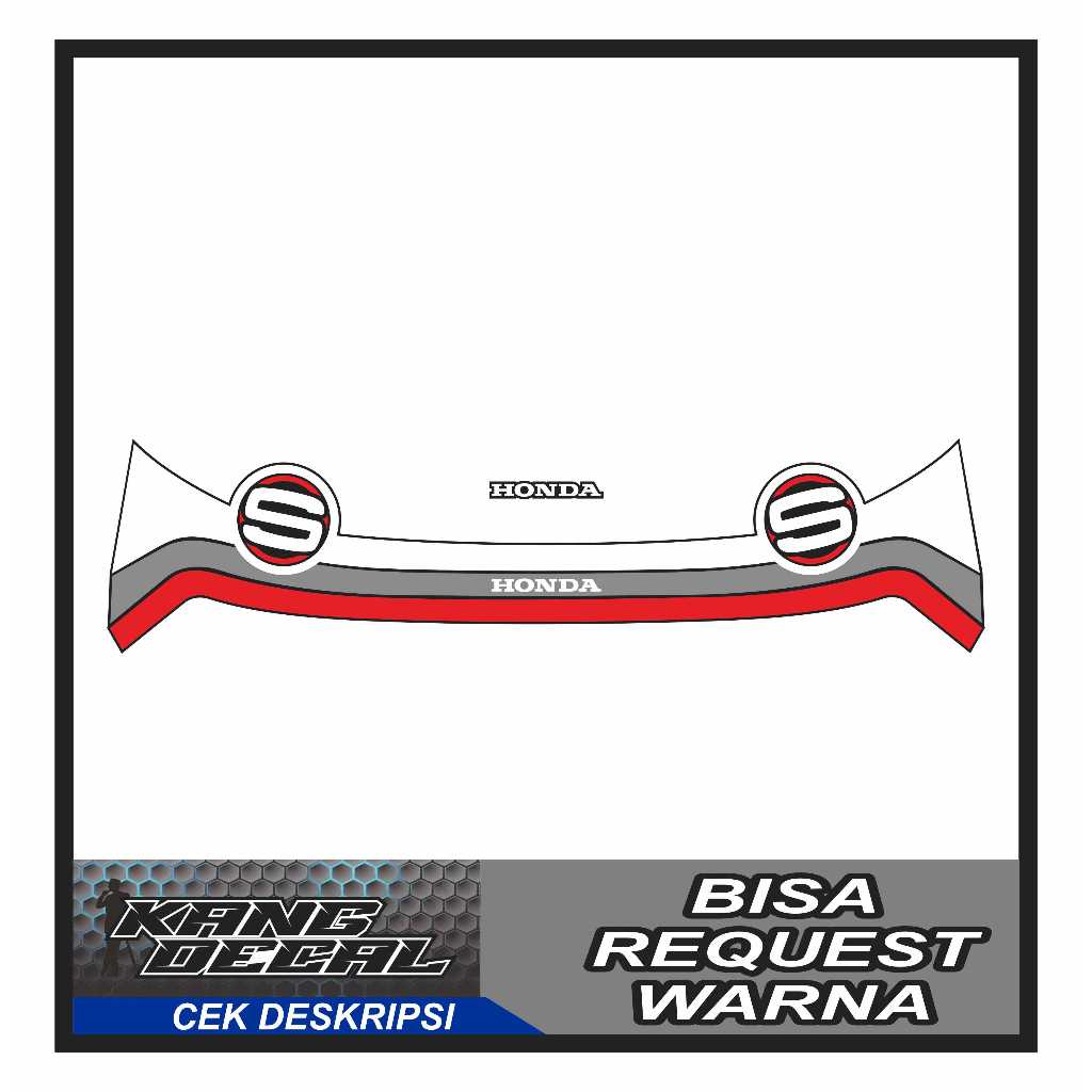 Stiker Helm Scoopy Untuk Helm Bogo