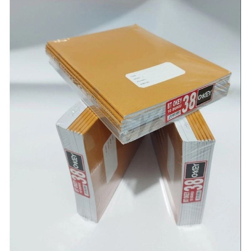 

Buku tulis cover coklat 10 buku 38 lembar