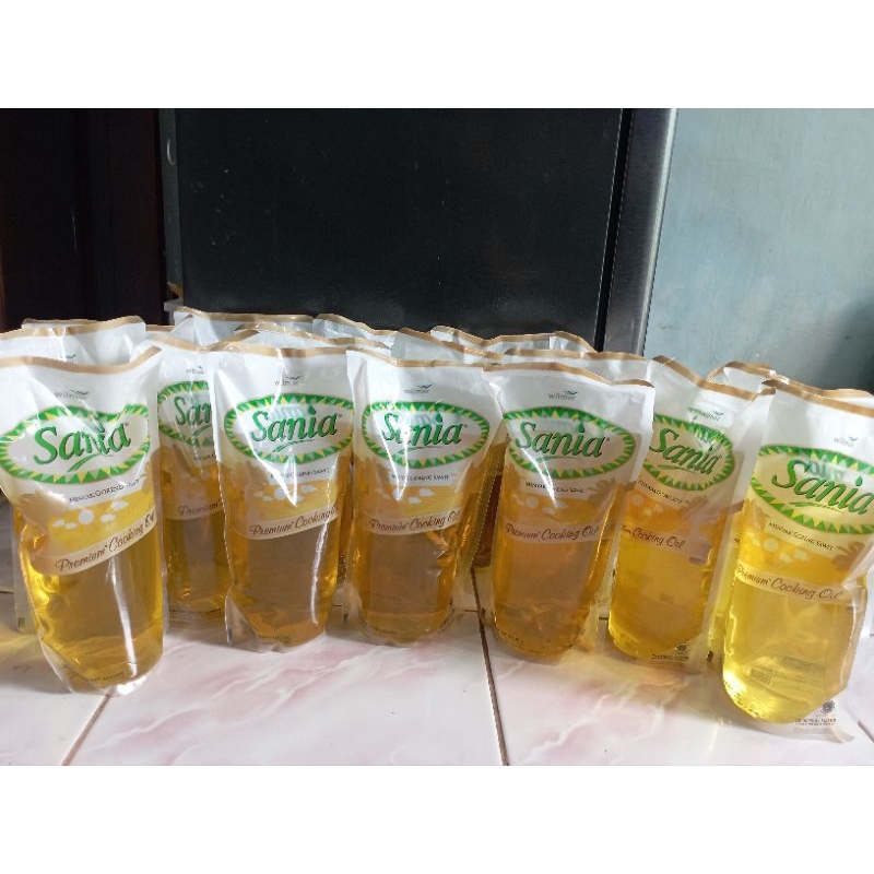 

Minyak Goreng Sania 1 liter Pouch free packing dus + buble wrap (COD)