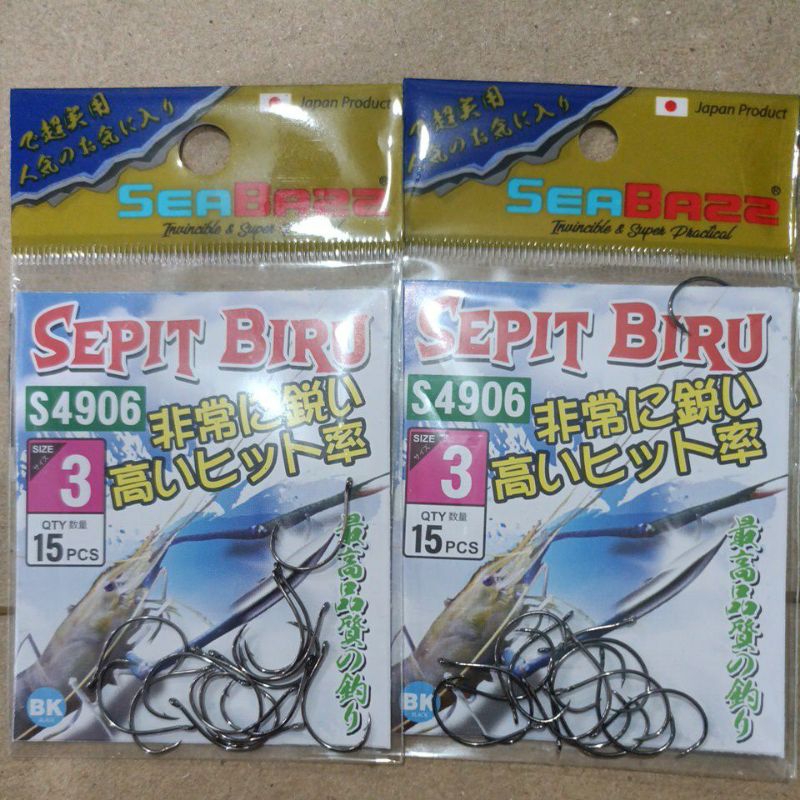 Kail sabit mata pancing seabazz sepit biru kail udang lobster dan ikan kecil