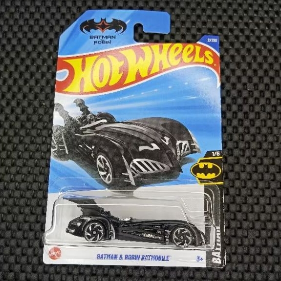 HOTWHEELS BATMAN & ROBIN BATMOBILE BATMAN