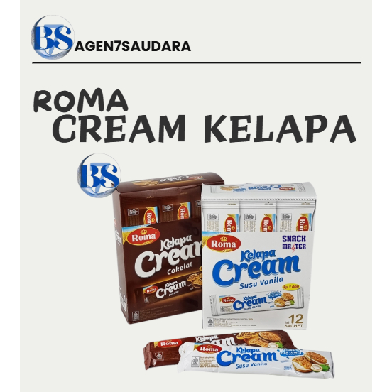 

ROMA KELAPA CREAM 40gr 1 Pack isi 12 pcs