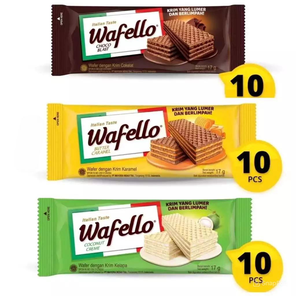 

ROMA WAFELLO WAFER RENCENG ISI 10 PCS