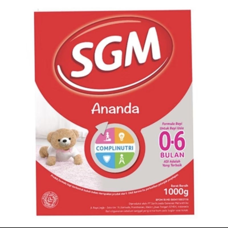 Sgm ananda 0-6 bulan