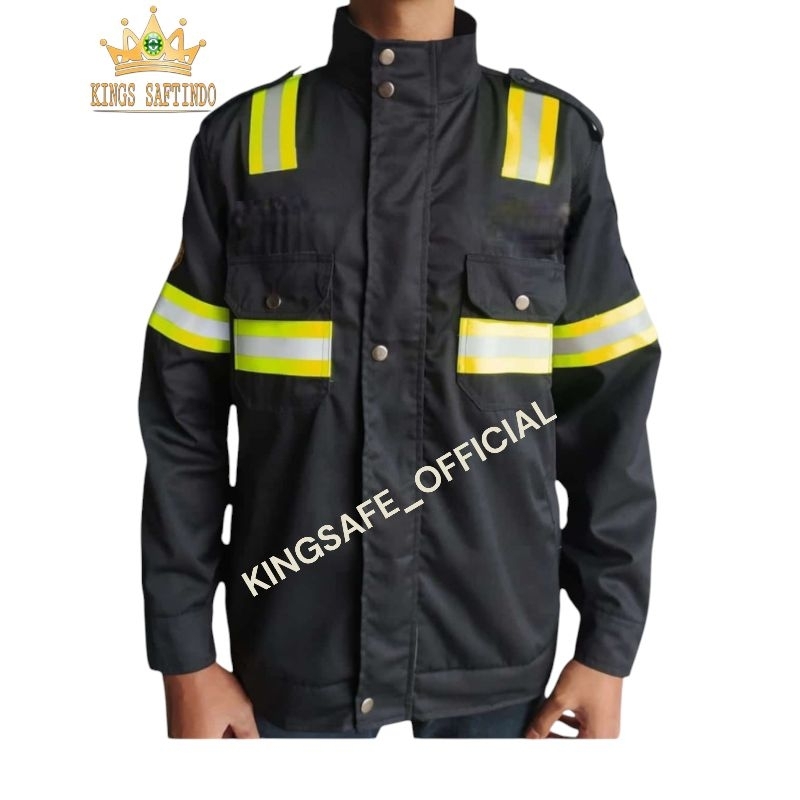 SEMI JACKET SAFETY/JAKET SERAGAM KERJA/WEARPACK