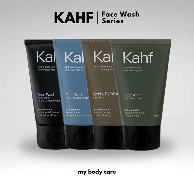 Kahf Face Wash All Varian | KAHF Man Facial Wash 100ml | 100% ORIGINAL