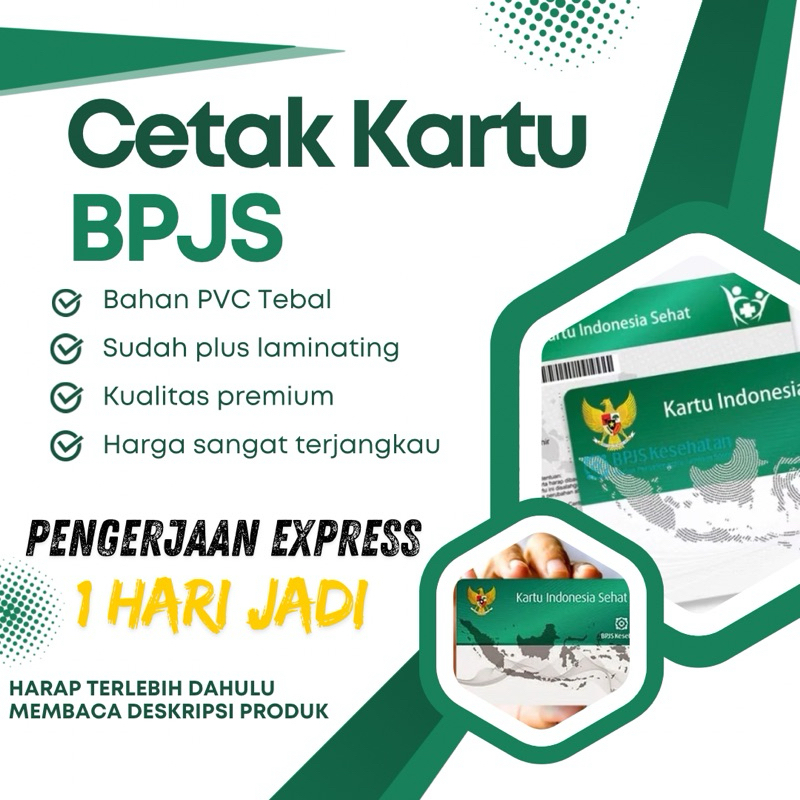 

CETAK KARTU BPJS KESEHATAN BAHAN PVC TEBAL & DILAMINATING