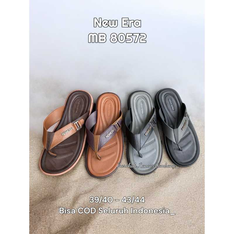 SANDAL JAPIT PRIA KARET NEW ERA MB 80572 ORIGINAL BY NEW ERA