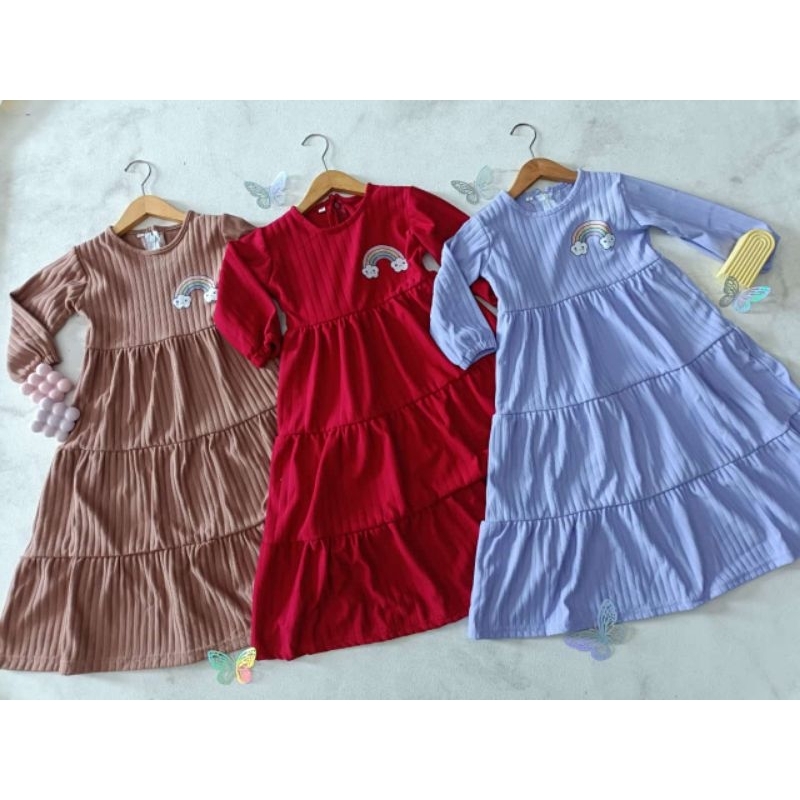 Gamis hornet 3-10th anak bahan tebal dan motif lucu