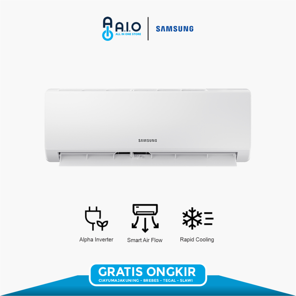 SAMSUNG - AC SPLIT INVERTER 0.5PK AR05AYHLAWKNSE