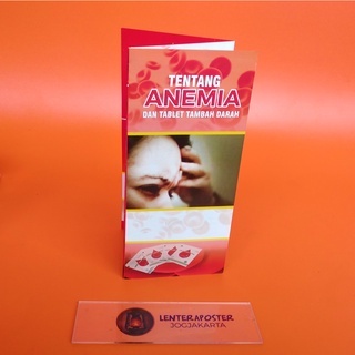 Leaflet / Brosur Kesehatan - Tentang Anemia dan Tablet Penambah / Tambah Darah - Leaflet ANEMIA.