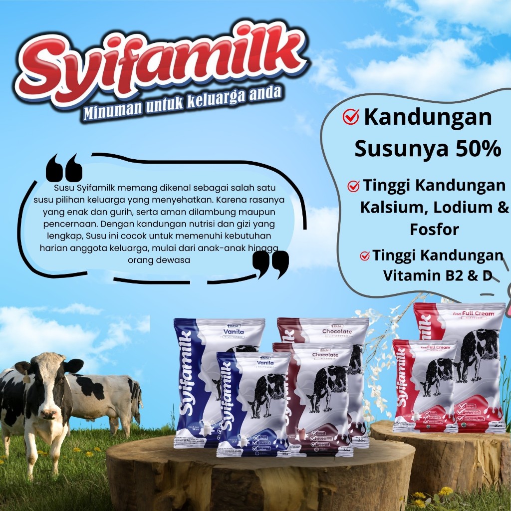 

( Promo Berkah Ramadhan ) Syifamilk 350gr Susu Penggemuk Badan - Pusat Herbal