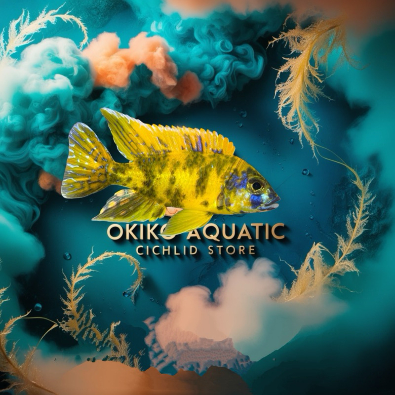 ob kanari cichlid (yellow/ob kuning)