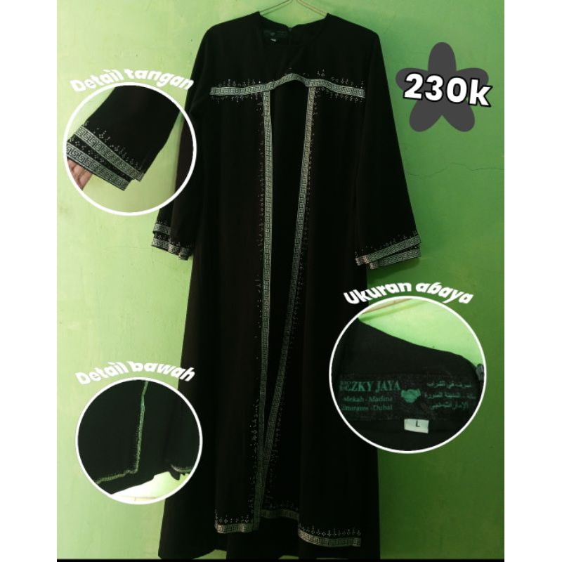 PRELOVED ABAYA HITAM,