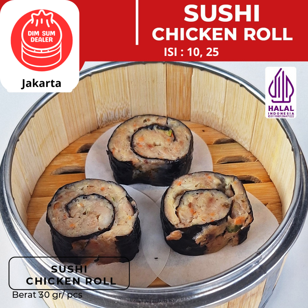

Chicken Roll Dim Sum (Isi 10)