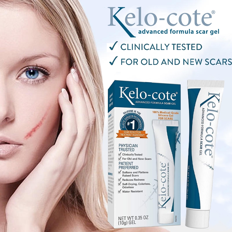 Kelo-Cote Scar Gel/Kelo Cote Advanced Formula Scar Gel 10g(Dari U.S.A)