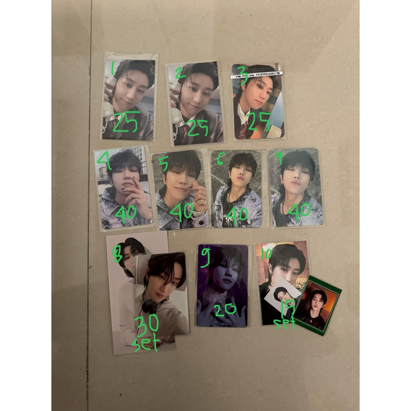 clearance sale the8 minghao seventeen pc