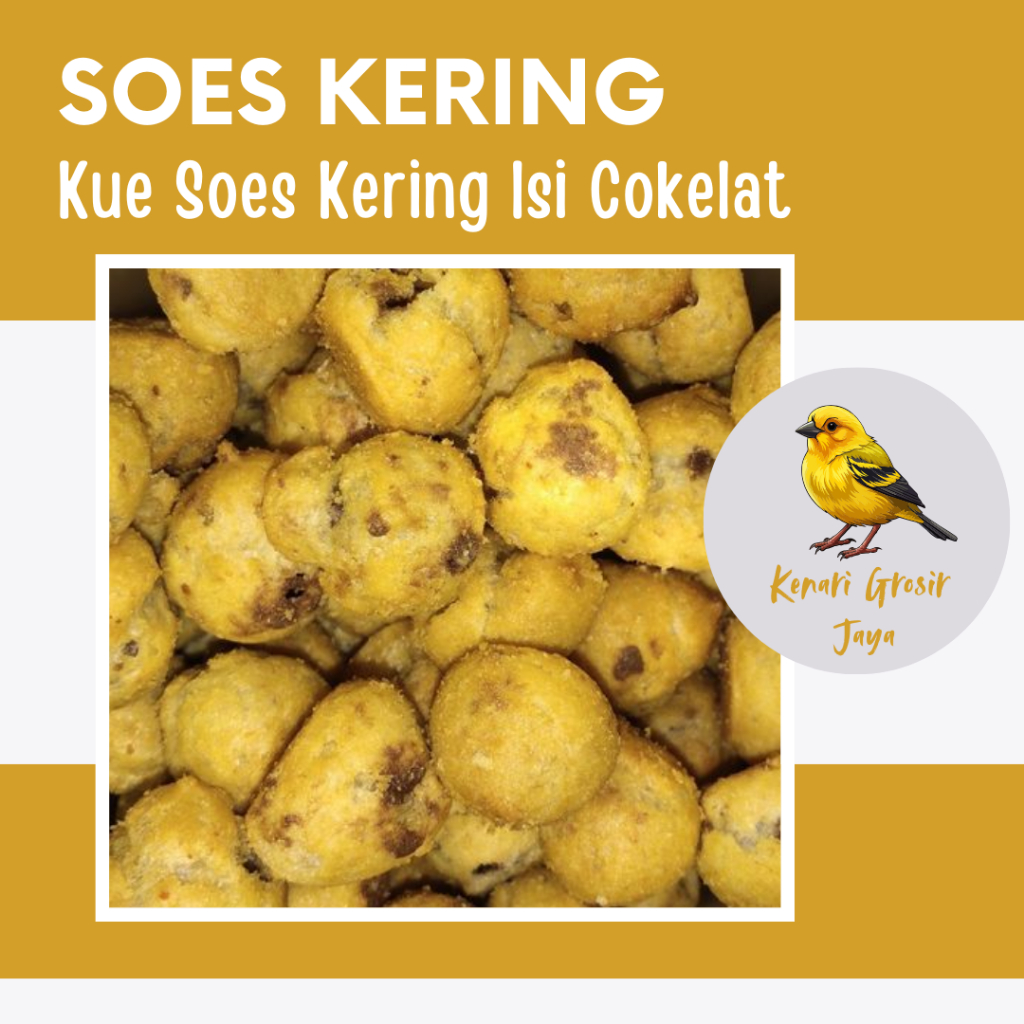 

Soes Kering Cokelat Lumer 1 Kg | Camilan Enak Murah