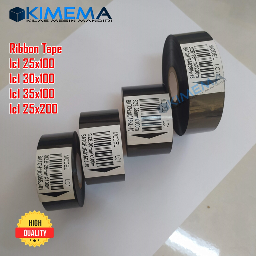 Hot Stamping Foil Ribbon Model LC1 Pita Carbon Mesin Hot Printing