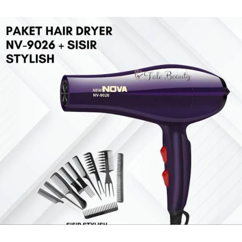 paket hair dryer plus sisir