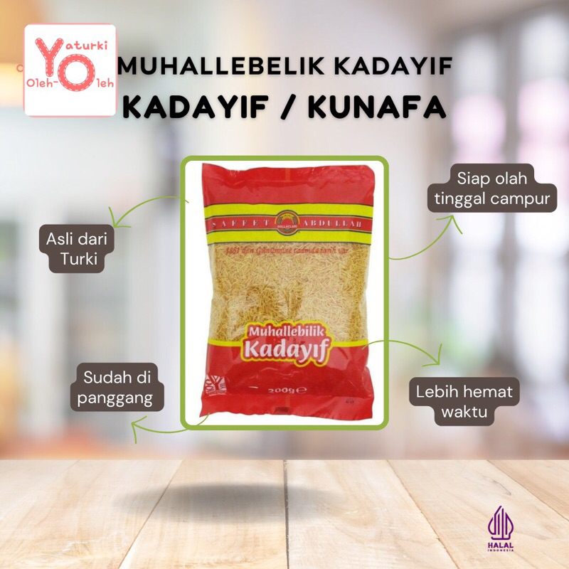 

Kunafa Sangrai atau Kataifi Sangrai Coklat Dubai Sudah Crunchy 100% Asli Turki