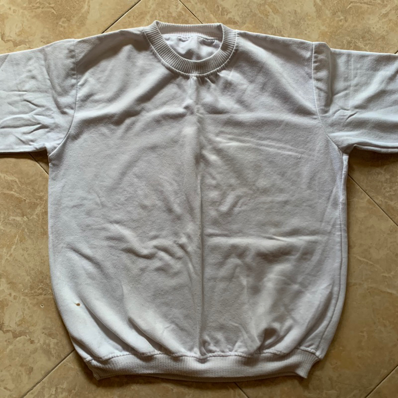 PRELOVED CREWNECK PUTIH POLOS