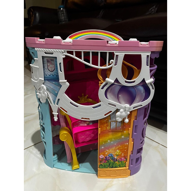 [PRELOVED] Barbie Dreamtopia Fairy Doll House Pop Up Portable