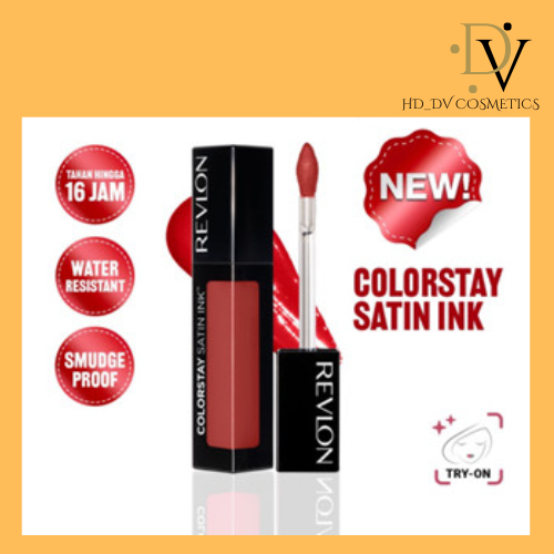 FLASHSALE REVLON Colorstay Satin Ink Lipstik- lipstik glossy tahan lama