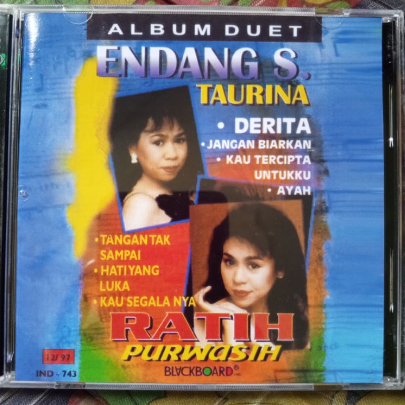 CD ALBUM DUET ENDANG S TAURINA DAN RATIH PURWASIH