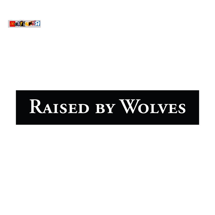 

sticker Raised By Wolves logo stiker