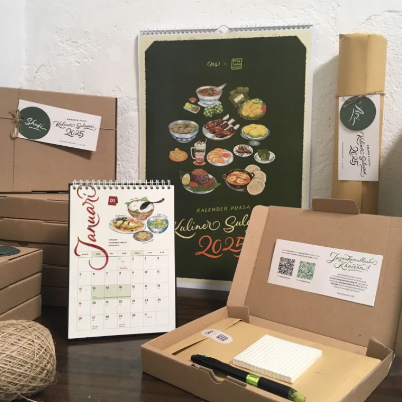 

Kalender Puasa 2025 (Meja A5 & Dinding A3+) Tema Kuliner Sulawesi