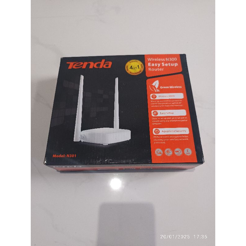 Tenda N301 Router Wireless N300 Easy Setup