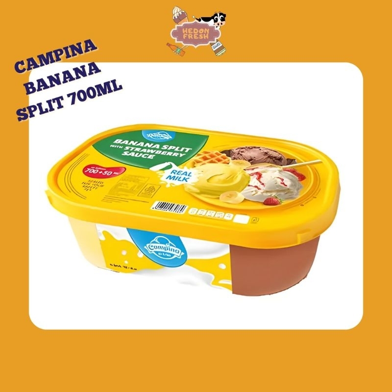 

Ice Cream Campina Banana Split 700ml