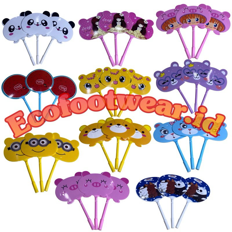 

Pena Pulpen Kipas karakter Pena 2 in 1 kipas karakter lucu animal dan buah Pulpen kipas ecofootwear.id