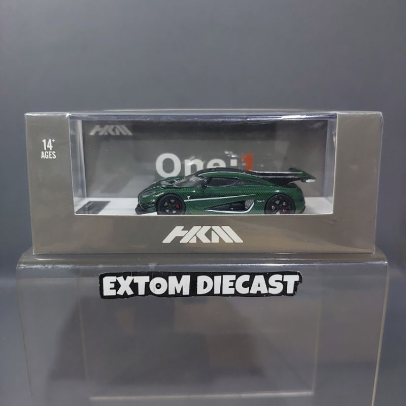 HKM Koenigsegg One : 1 Black Green Full Carbon