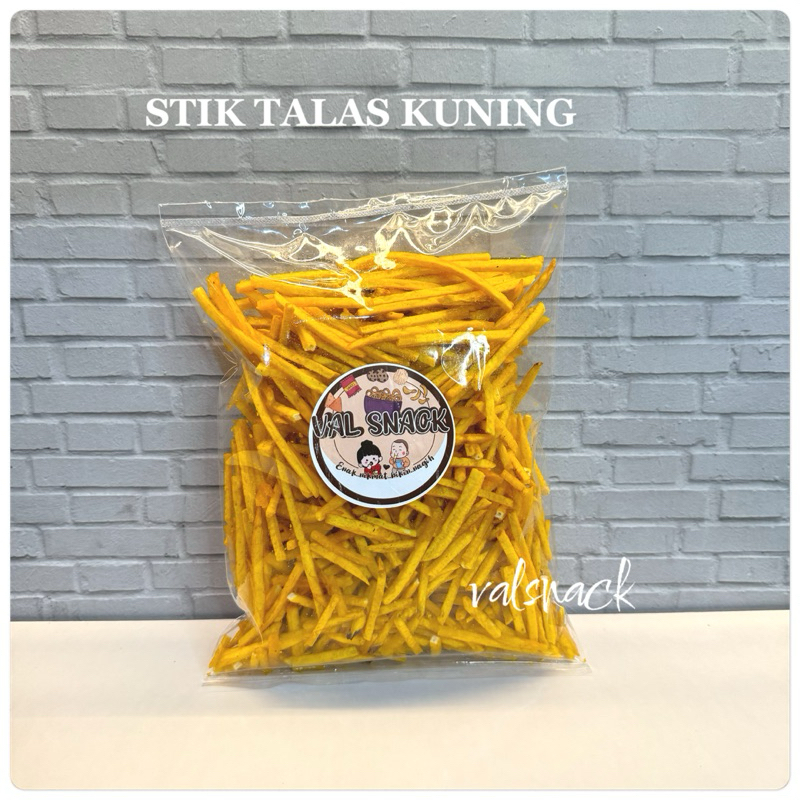 

STIK TALAS KUNING 200gr / STIK TALAS PUTIH 200gr (valsnack)