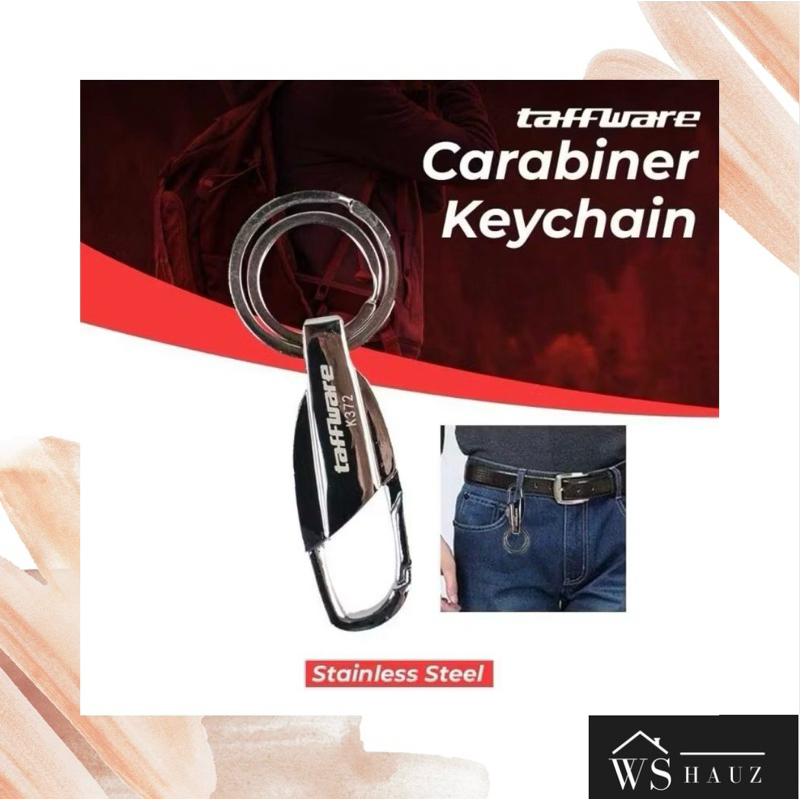 GANTUNGAN KUNCI MODEL TAFFWARE CANTOL PINGGANG GANTUNGAN KUNCI MOBIL MOTOR RUMAH