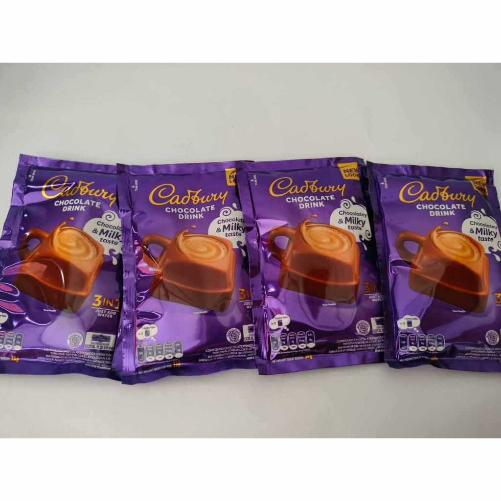 

Cadbury Drink Hot Chocolate 3in1 sachet 30gr exp Januari 2026