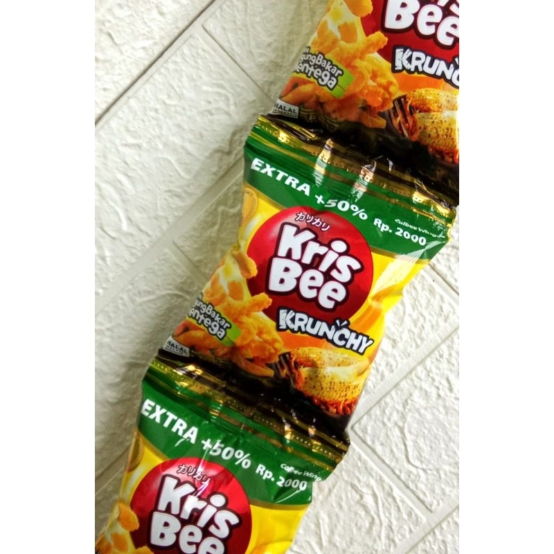 

KRISBEE KRUNCHY JAGUNG BAKAR MENTEGA 15gr KEMASAN 2000 / 1RENCENG ISI 10pcs