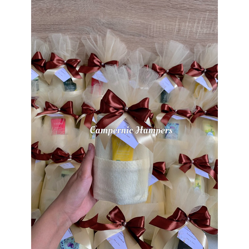 BUNDLING HANDUK HANDCREAM - HAMPERS AQIQAH TASYAKURAN SIRAMAN ULANGTAHUN SYUKURAN KHITAN SUNAT -SOUV