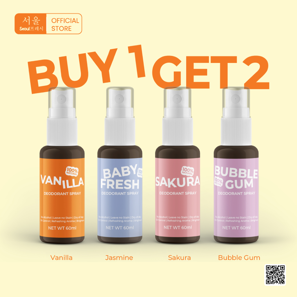 DEODORANT SPRAY NATURALS JENSKIN BUY 1 GET 2 Whitening DEODORANT SPRAY