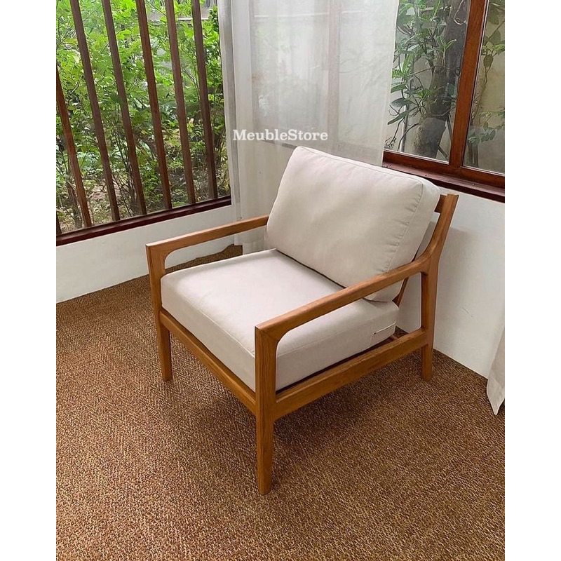 Kursi sofa single seater/ sofa kursi satu dudukan minimalis