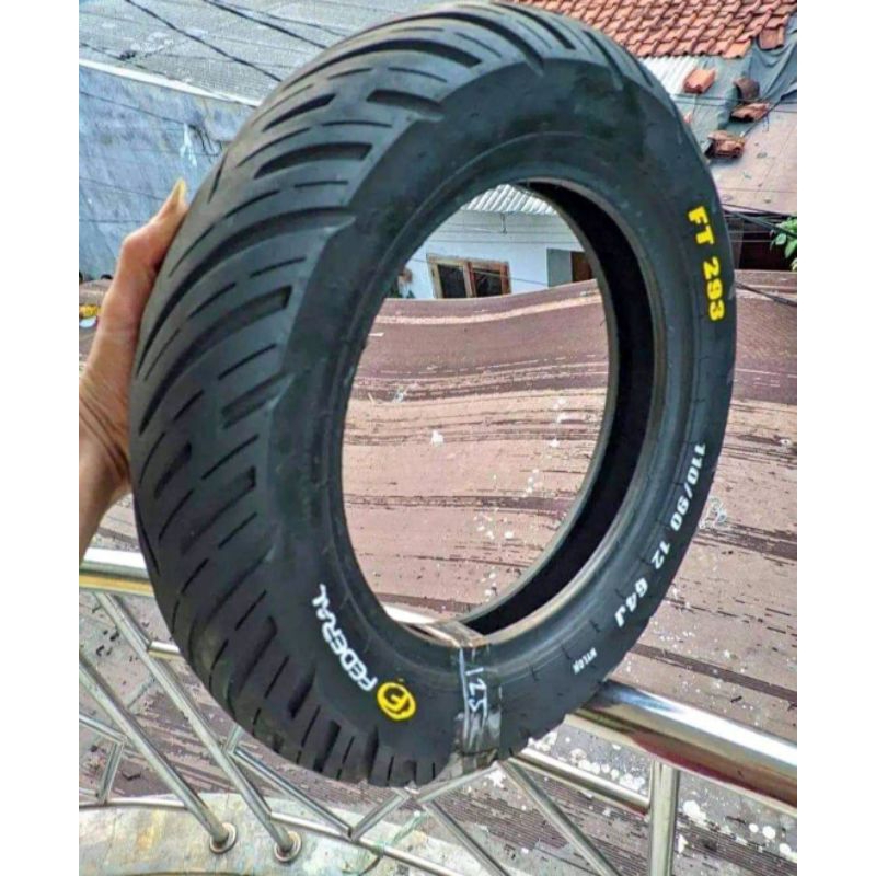 Ban Motor FEDERAL matic Scoopy Genio Vespa Kymco.100/90 VS 110/90 Ring 12