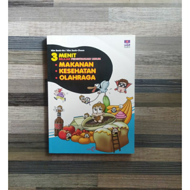 3 MENIT BELAJAR PENGETAHUAN UMUM : MAKANAN, KESEHATAN, OLAHRAGA