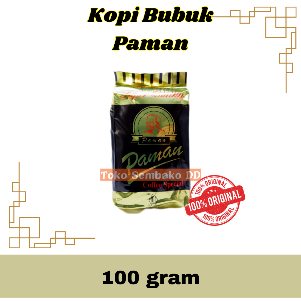 

Kopi Bubuk Super Quality Cap Paman 100gram Stock Baru (Exp 12-2025)