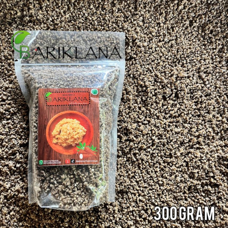 

Tiwul Instan Singkong Tiwul Hitam 300 gr Asli Kediri - Bariklana Makanan Sehat Rendah Kalori