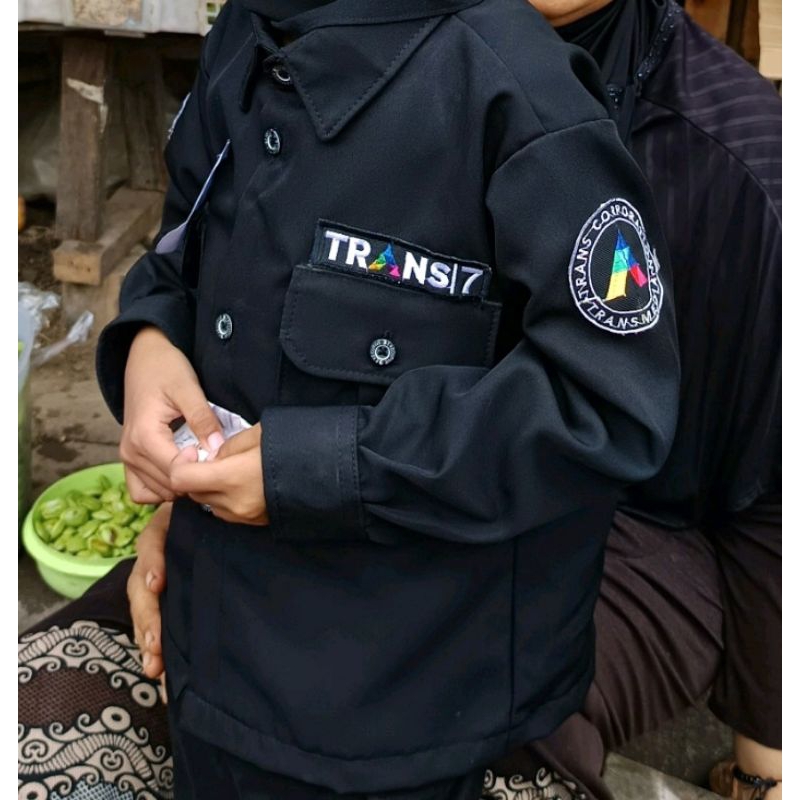 PL Baju Profesi Kemeja Crew Tv anak TK