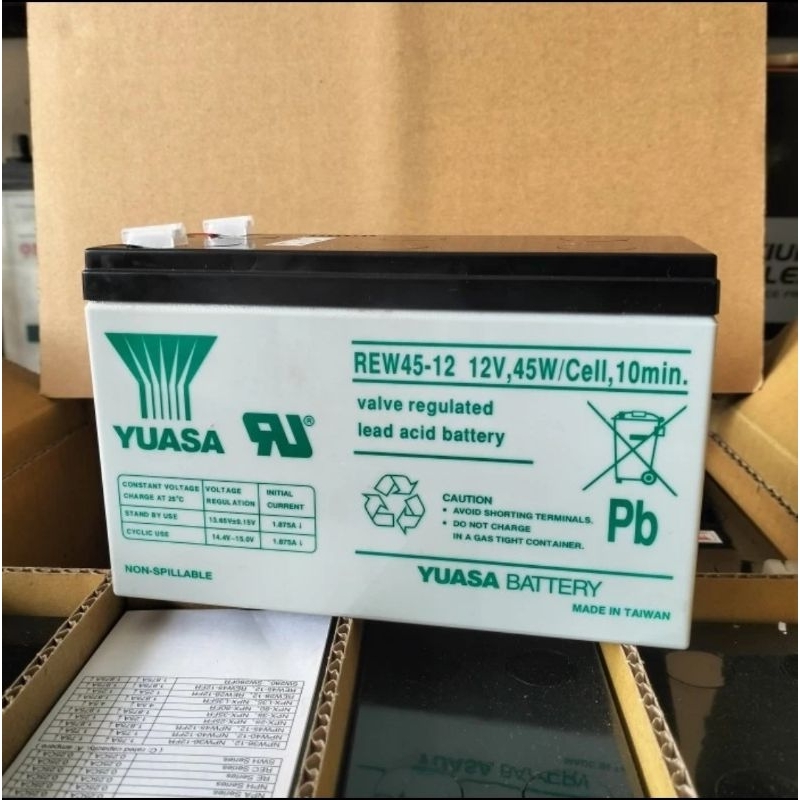 Yuasa Baterai Regulator VW 12V,45W/Cell,10 Min. MADE IN TAIWAN