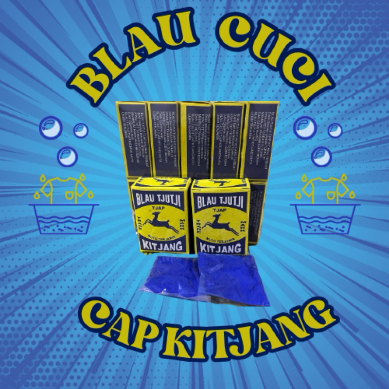 Blau Cuci Pakaian CAP KITJANG